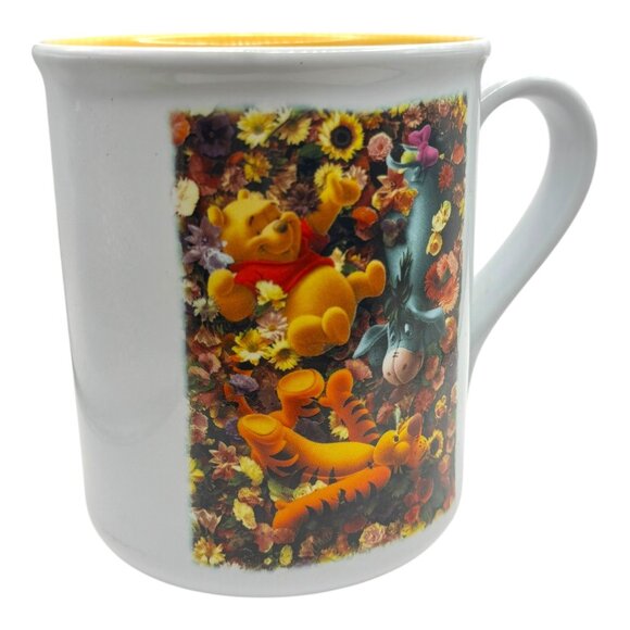 Disney Winnie The Pooh Ceramic Mug "Happiness Is A Bouquet Of Friends" Design - Picture 3 of 9